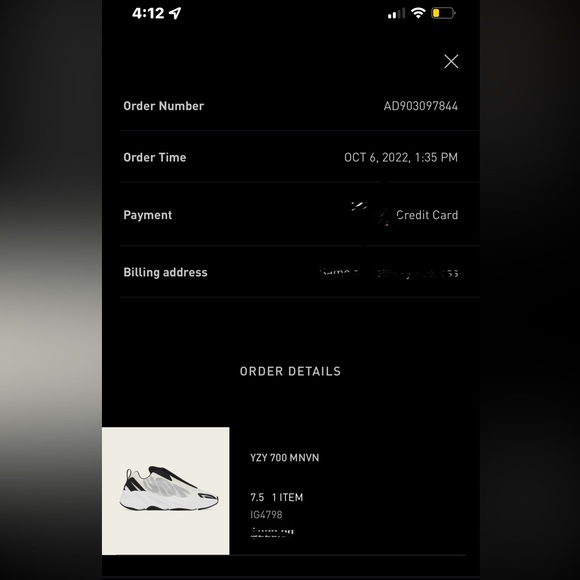 AUTHENTIC YEEZY MNVN 700, MENS 7.5. WMNS 8/8.5 NWT - Picture 15 of 15